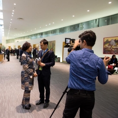 The International Economic Forum of the Americas. The Conference of Paris in the OECD in Paris.