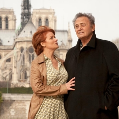 Agnès Berdugo et Roger Hanin