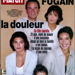 Michel Fugain, Stéphanie, Laurette, Marie et Alexis.