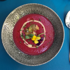 Assiette de bettrave